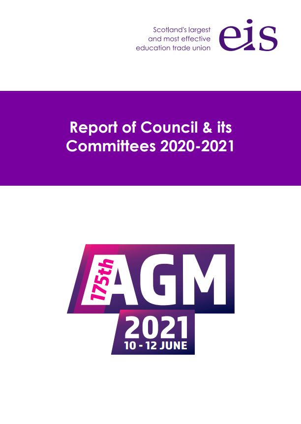report of Council and committees